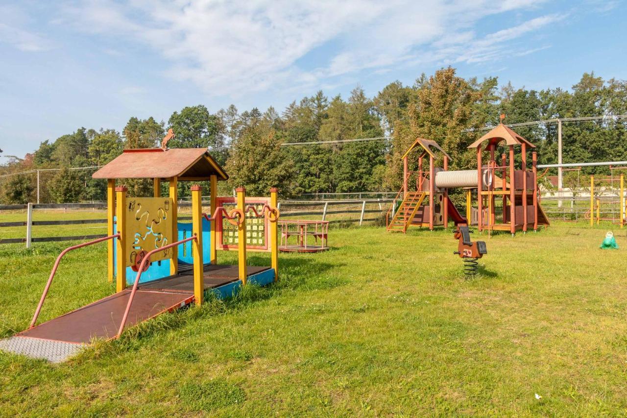 Farma Slunecny Dvur Apartmany A Family Stany Strecha Pod Strechou Hermanuv Mestec Esterno foto